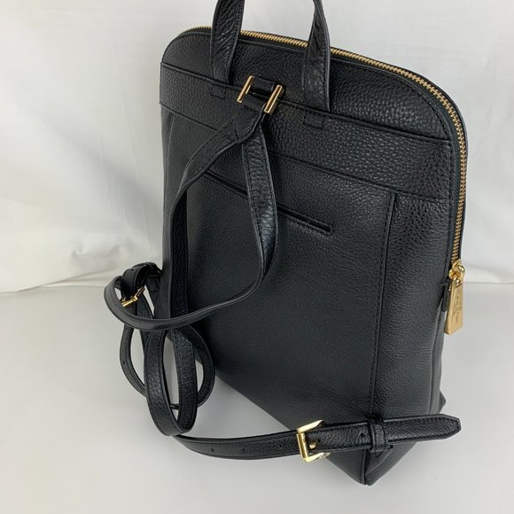 New Michael Kors Rhea Medium Leather Slim Backpack - Picture 6 of 11